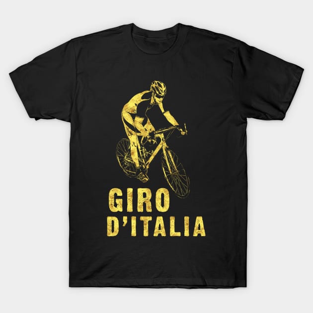 Giro D`Italia Pro Cycling World Tour For The Cycling Fans T-Shirt by Naumovski